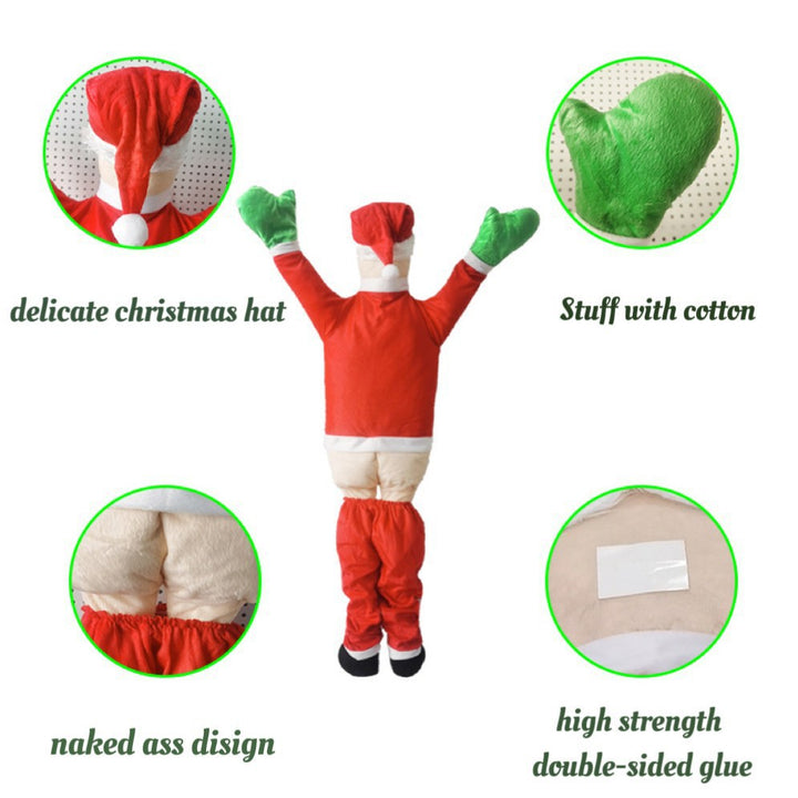 Aufblasbarer Weihnachtsmann mit beweglichen Armen