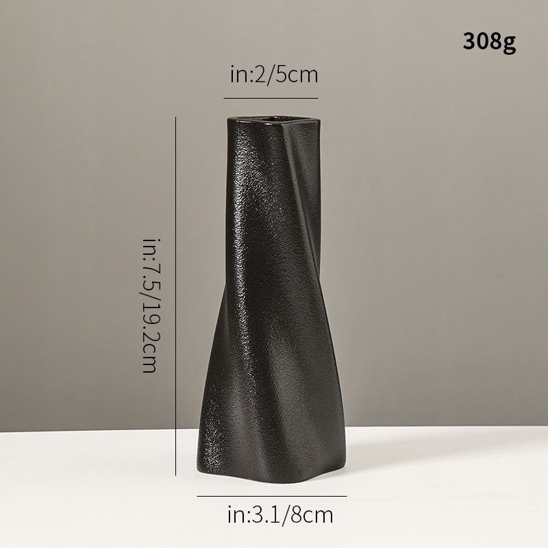 Abstrakte Twist-Form Dekorative Vase