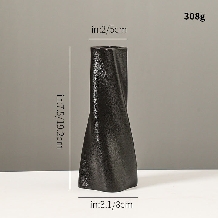 Abstrakte Twist-Form Dekorative Vase