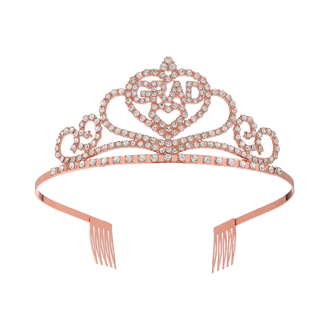 Damen Dekorative Kristall-Tiara Karnz