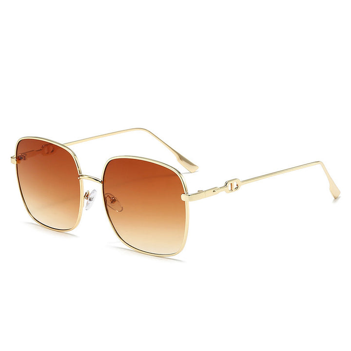 Elegante geometrische Rahmen-Sonnenbrille