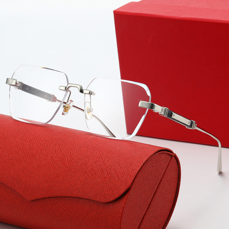 Damen modische Sonnenbrille mit stylischem quadratischen Rahmen Karnz