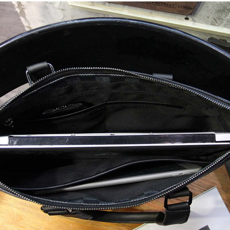 Elegante Tragetasche Aus Hochwertigem Leder Karnz
