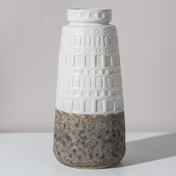 Strukturierte Keramische Dekorative Vase