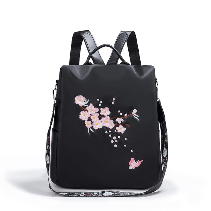 Bestickter Floral-Rucksack Karnz