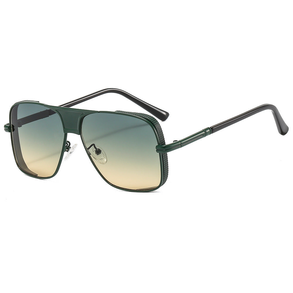 Damen elegante Sonnenbrille mit modernem Oversized-Rahmen Karnz