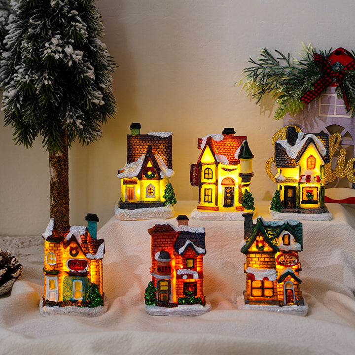 Dekorative Weihnachtsbeleuchtungshaus Karnz