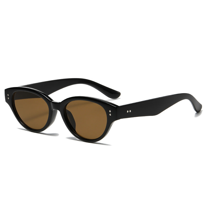 Damen stilvolle Sonnenbrille im trendigen Retro-Stil Karnz
