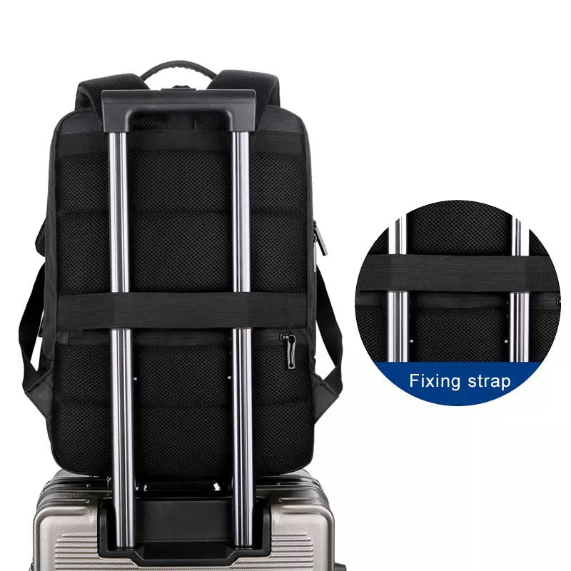 Eleganter Business-Rucksack mit Verstärktem Schutzsystem Karnz