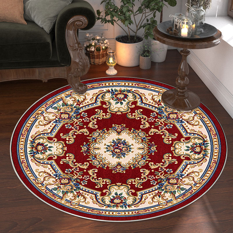 Eleganter runder Teppich
