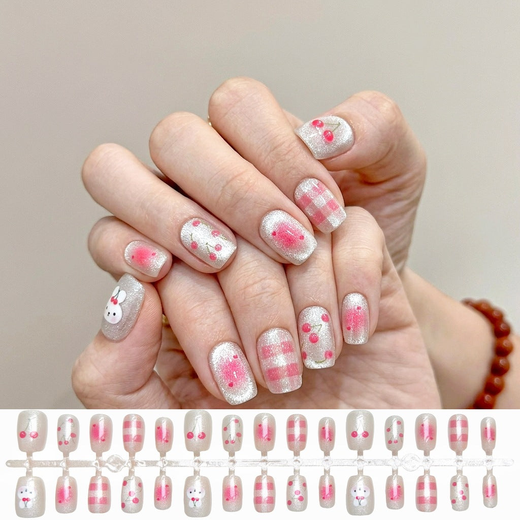 Künstlerisches Verspielt Press-On Nagelset