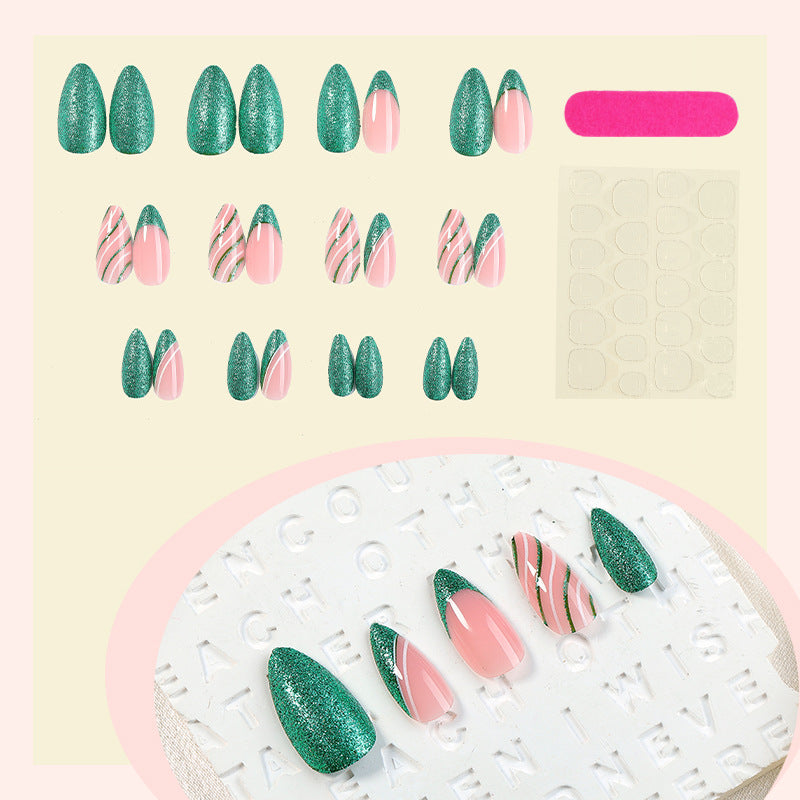 Glitzerndes Ombre Presse-Fingerna Set Karnz