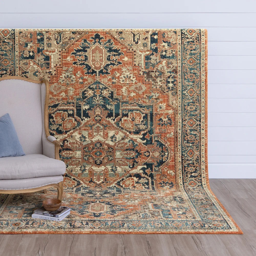 Vintage-inspirierte orientalische Teppichboden