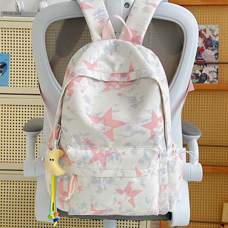 Stylischer Rucksack mit Sternmuster