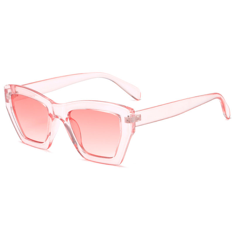 Damen trendige Sonnenbrille im modernen geometrischen Design Karnz