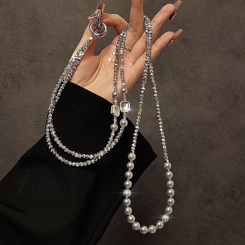 Elegante Crystal Beaded Brillen Kette Karnz 1790136027