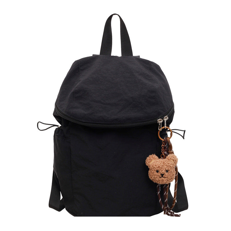 Lässiger Weicher Stoff Rucksack Karnz