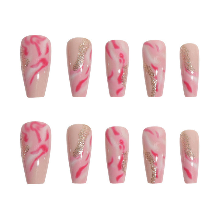 Marmor Design Nail Art Karnz
