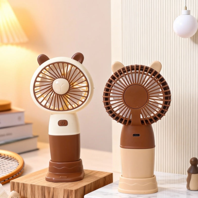 Damen Tragbarer Handventilator mit Tierdesign Karnz