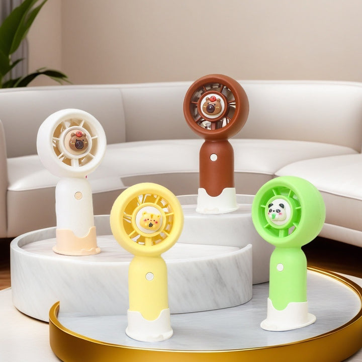 Damen Tragbarer Handventilator mit kreativem Bärenmotiv Karnz