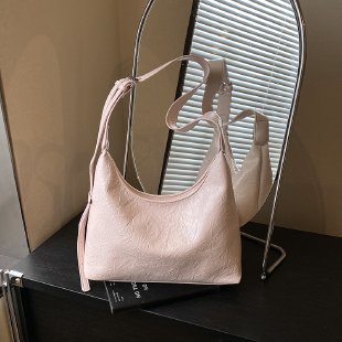 Weiche Leder Minimalistische Hobo-Tasche Karnz