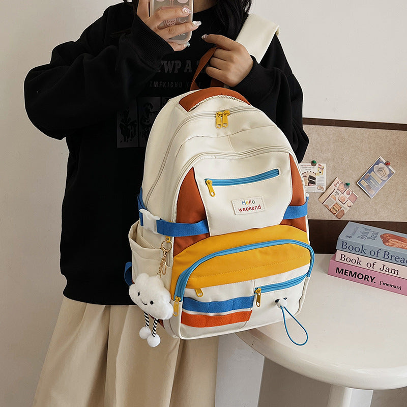 Verspielter Mehrfachtaschen-Rucksack Karnz