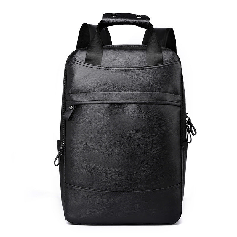 Professioneller Leder Laptop Rucksack Karnz
