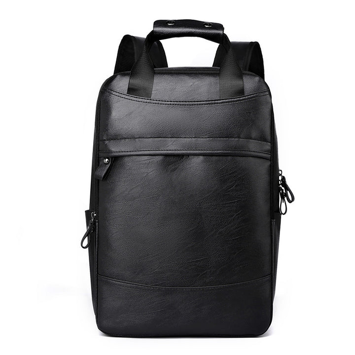 Professioneller Leder Laptop Rucksack Karnz