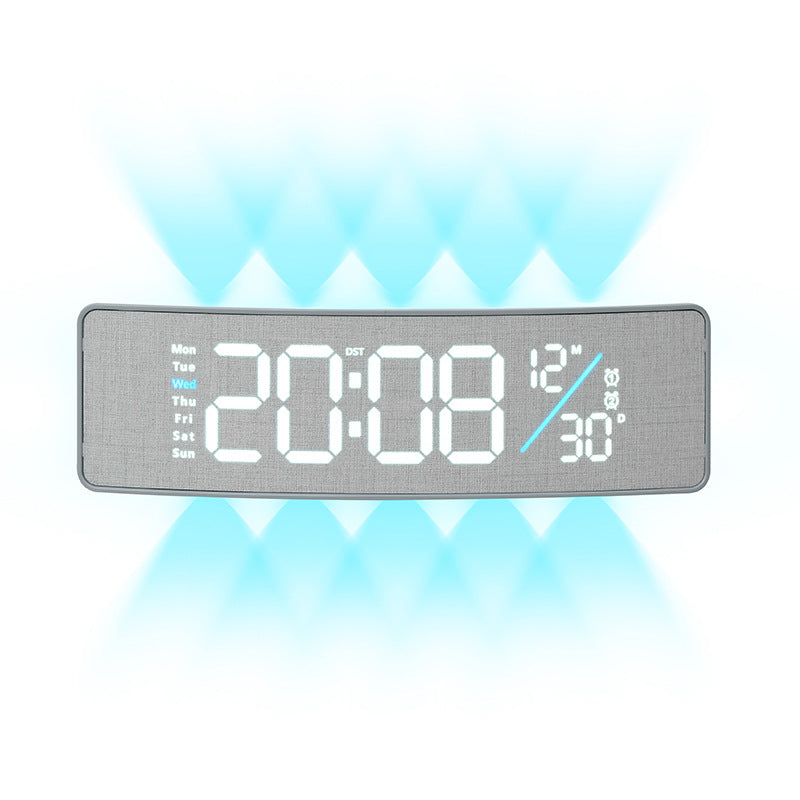 Digitaler Displaywecker mit Wochentagsanzeige und Temperatur Karnz