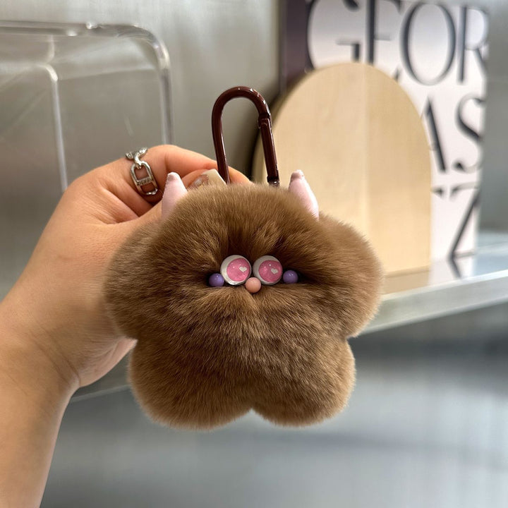 Flauschige Charakter Schlüsselanhänger Charm Karnz