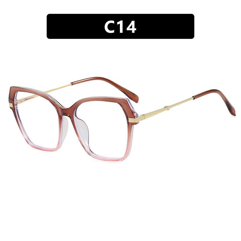 Damen quadratische Sonnenbrille mit elegantem Metallrahmen und schützendem UV-Filter Karnz