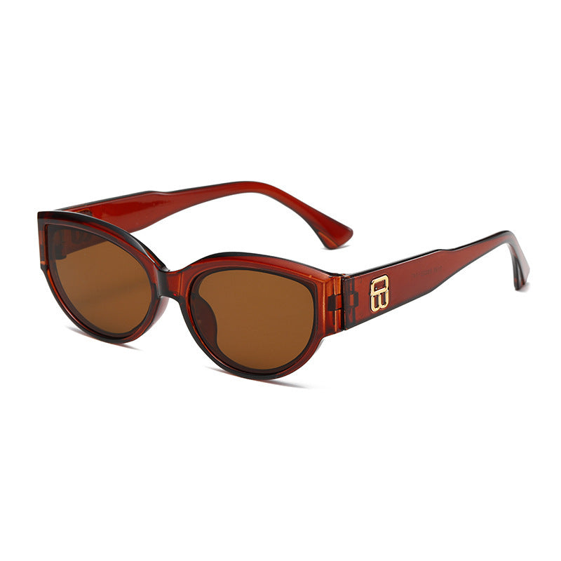 Damen trendige Cat-Eye Sonnenbrille mit luxuriösem Design Karnz
