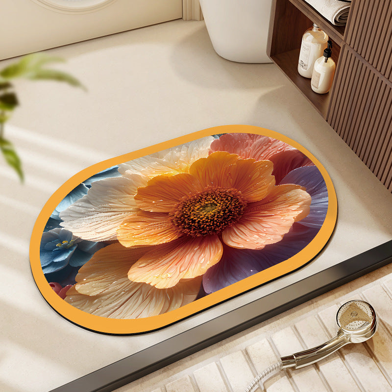 Inspirierender Badezimmer-Bodenmatte Karnz
