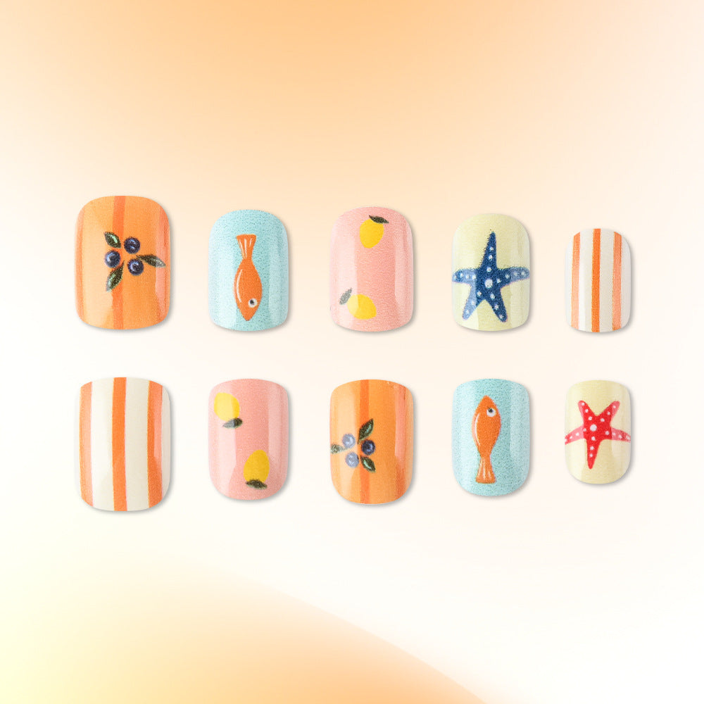 Thema Sommer Nagelkunst Set Karnz