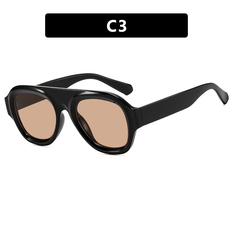 Damen oversized Sonnenbrille mit modernem Design und UV-Schutz Karnz