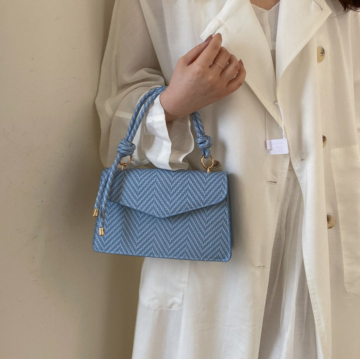 WoElegant Texturiertes Stoffhandtasche Karnz