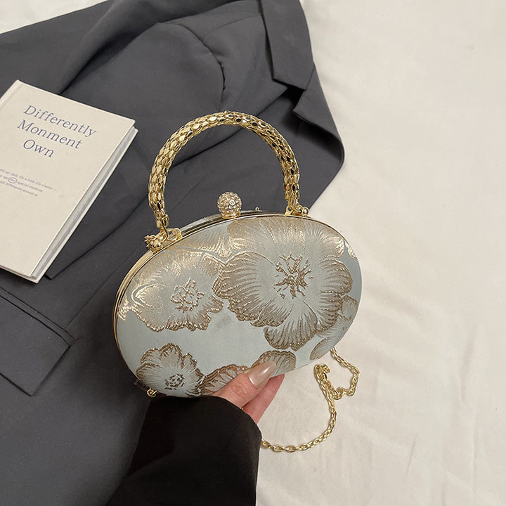 Elegante Blumen Abendtasche Karnz