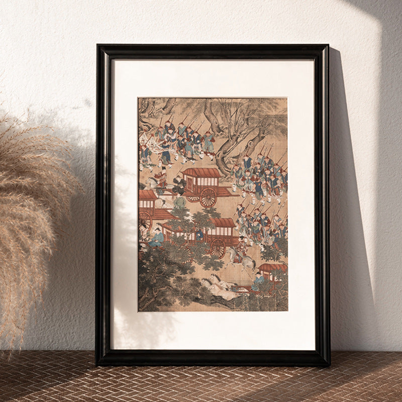 Traditioneller kultureller Kunstrahmen für das Zuhause