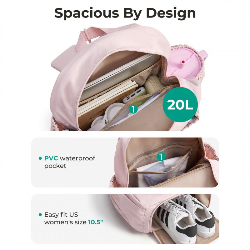 Sportlicher Tennis-Rucksack mit Schuhfach und Ergonomischem Tragesystem Karnz