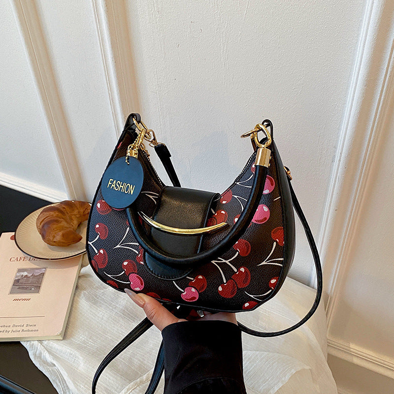 Schicke Kirschen Druck Handtasche