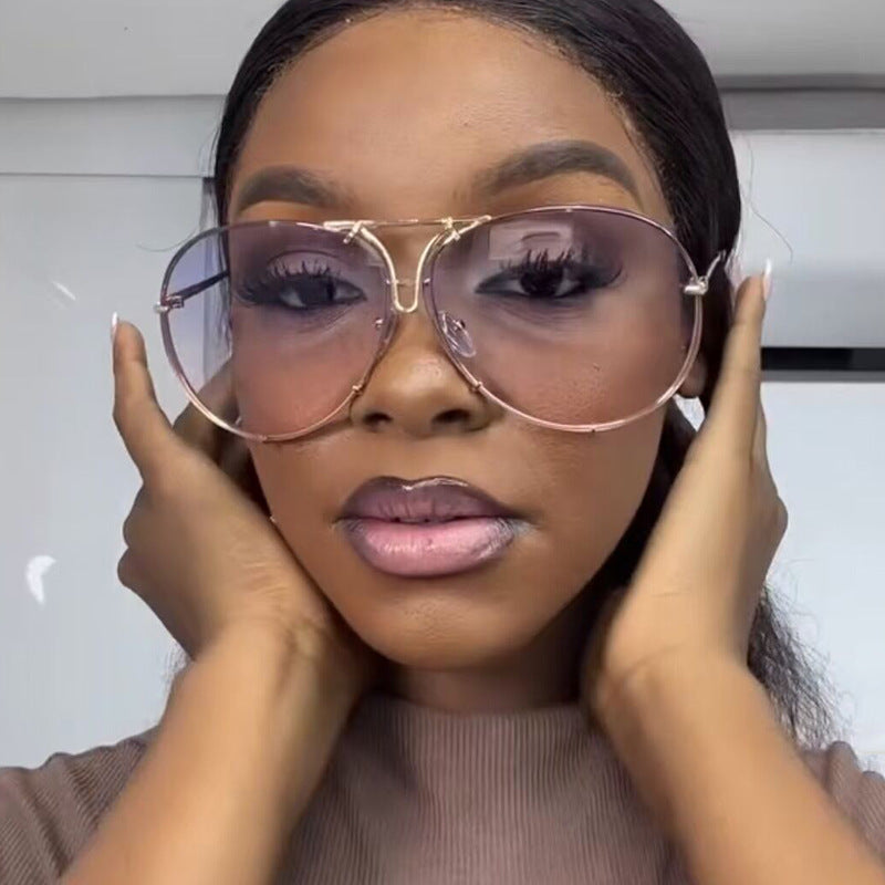Damen Flug-Sonnenbrille mit stylischem Metallrahmen und UV-Schutz Karnz