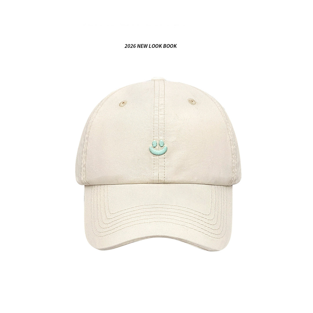 Minimalist Smile Bestickte Baseballkappe