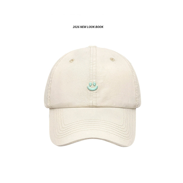 Minimalist Smile Bestickte Baseballkappe
