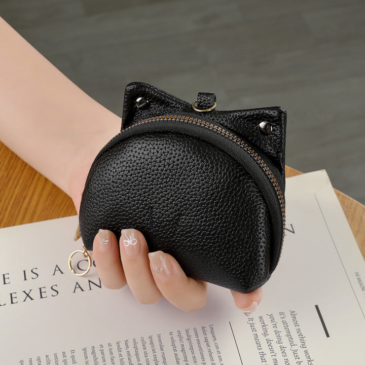 Niedliche Katzenohr-Münztasche