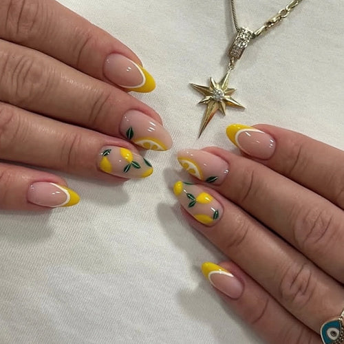 Zitrus-inspiriertes Nageldesign Karnz
