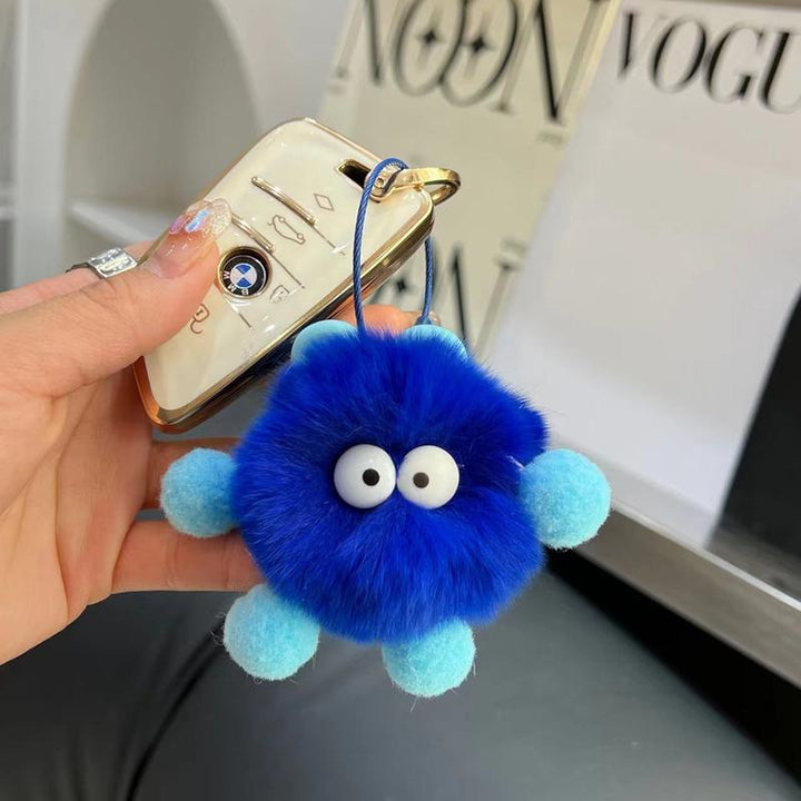 Einzigartiger Plüschmonster-Schlüsselanhänger Zubehör Karnz