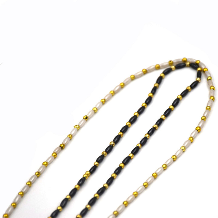 Elegante Perlen-Brillen-Kette Karnz