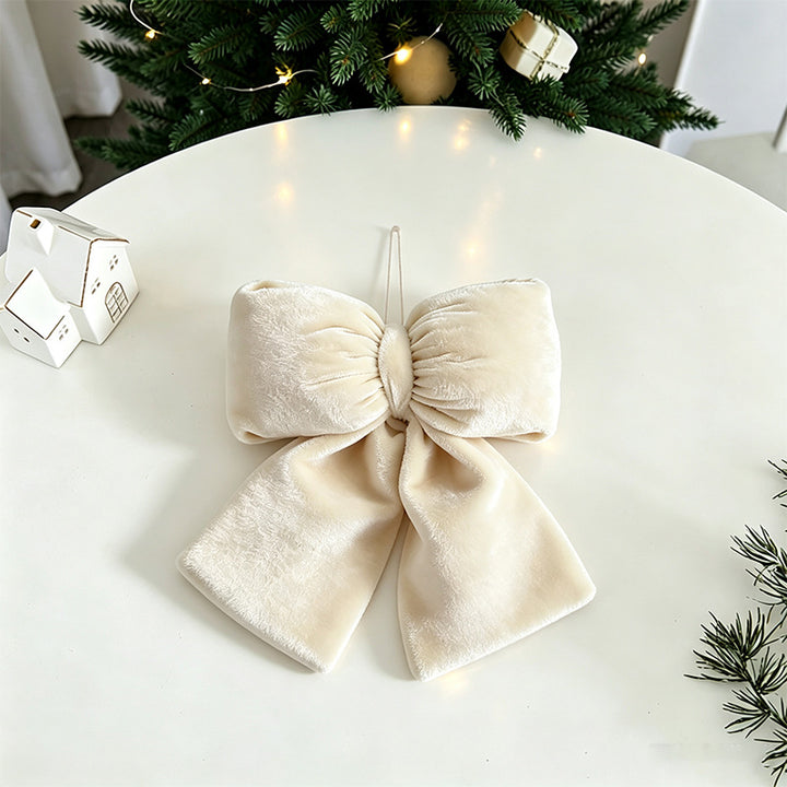Dekorative Plaid Stoff Schleifen Ornament