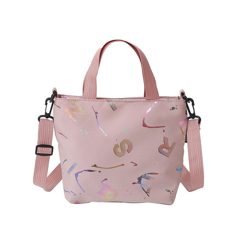 WoArtistic gemusterte Mini-Tote-Bag Karnz