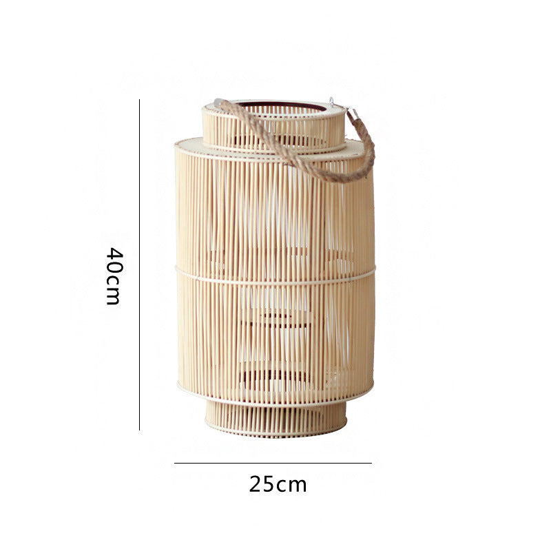 Dekorative Rattan-Laterne Karnz